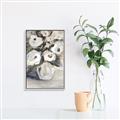 Picture of Big flower pot _GroupedProduct_Rectangle_Portrait_Canvas_Framed_