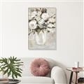 Picture of Choose Happy Bouquet _GroupedProduct_Rectangle_Portrait_Canvas_Framed_