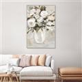 Picture of Choose Happy Bouquet _GroupedProduct_Rectangle_Portrait_Canvas_Framed_