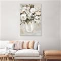 Picture of Choose Happy Bouquet _GroupedProduct_Rectangle_Portrait_Canvas_Framed_