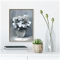 Picture of Vase with beautiful flower _GroupedProduct_Rectangle_Portrait_Canvas_Framed_