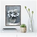 Picture of Vase with beautiful flower _GroupedProduct_Rectangle_Portrait_Canvas_Framed_