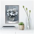 Picture of Vase with beautiful flower _GroupedProduct_Rectangle_Portrait_Canvas_Framed_