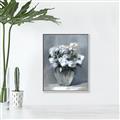 Picture of Vase with beautiful flower _GroupedProduct_Rectangle_Portrait_Canvas_Framed_
