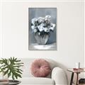 Picture of Vase with beautiful flower _GroupedProduct_Rectangle_Portrait_Canvas_Framed_