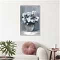 Picture of Vase with beautiful flower _GroupedProduct_Rectangle_Portrait_Canvas_Framed_