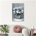Picture of Vase with beautiful flower _GroupedProduct_Rectangle_Portrait_Canvas_Framed_