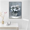 Picture of Vase with beautiful flower _GroupedProduct_Rectangle_Portrait_Canvas_Framed_