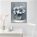 Picture of Vase with beautiful flower _GroupedProduct_Rectangle_Portrait_Canvas_Framed_