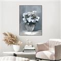 Picture of Vase with beautiful flower _GroupedProduct_Rectangle_Portrait_Canvas_Framed_