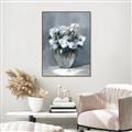 Picture of Vase with beautiful flower _GroupedProduct_Rectangle_Portrait_Canvas_Framed_