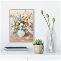 Picture of Soft Floral Burst _GroupedProduct_Rectangle_Portrait_Canvas_Framed_