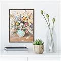 Picture of Soft Floral Burst _GroupedProduct_Rectangle_Portrait_Canvas_Framed_