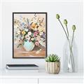 Picture of Soft Floral Burst _GroupedProduct_Rectangle_Portrait_Canvas_Framed_