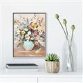 Picture of Soft Floral Burst _GroupedProduct_Rectangle_Portrait_Canvas_Framed_