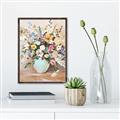 Picture of Soft Floral Burst _GroupedProduct_Rectangle_Portrait_Canvas_Framed_