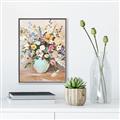 Picture of Soft Floral Burst _GroupedProduct_Rectangle_Portrait_Canvas_Framed_