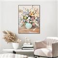 Picture of Soft Floral Burst _GroupedProduct_Rectangle_Portrait_Canvas_Framed_