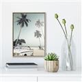 Picture of Palms & Cool Car _GroupedProduct_Rectangle_Portrait_Photography _GroupedProduct_Rectangle_Portrait_Canvas_Framed_