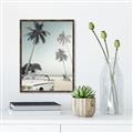 Picture of Palms & Cool Car _GroupedProduct_Rectangle_Portrait_Photography _GroupedProduct_Rectangle_Portrait_Canvas_Framed_
