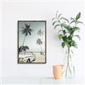 Picture of Palms & Cool Car _GroupedProduct_Rectangle_Portrait_Photography _GroupedProduct_Rectangle_Portrait_Canvas_Framed_