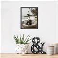 Picture of Panda Sitting on Sofa _GroupedProduct_Rectangle_Portrait_Canvas_Framed_