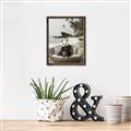 Picture of Panda Sitting on Sofa _GroupedProduct_Rectangle_Portrait_Canvas_Framed_