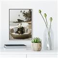 Picture of Panda Sitting on Sofa _GroupedProduct_Rectangle_Portrait_Canvas_Framed_