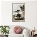Picture of Panda Sitting on Sofa _GroupedProduct_Rectangle_Portrait_Canvas_Framed_