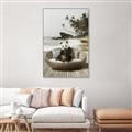 Picture of Panda Sitting on Sofa _GroupedProduct_Rectangle_Portrait_Canvas_Framed_