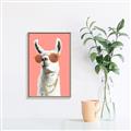 Picture of Llamarama  with glass _GroupedProduct_Rectangle_Portrait_Canvas_Framed_