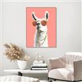Picture of Llamarama  with glass _GroupedProduct_Rectangle_Portrait_Canvas_Framed_