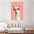 Picture of Llamarama  with glass _GroupedProduct_Rectangle_Portrait_Canvas_Framed_