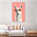 Picture of Llamarama  with glass _GroupedProduct_Rectangle_Portrait_Canvas_Framed_