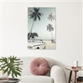 Picture of Palms & Cool Car _GroupedProduct_Rectangle_Portrait_Photography _GroupedProduct_Rectangle_Portrait_Unframed_Print_Only_