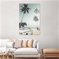 Picture of Palms & Cool Car _GroupedProduct_Rectangle_Portrait_Photography _GroupedProduct_Rectangle_Portrait_Unframed_Print_Only_