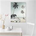 Picture of Palms & Cool Car _GroupedProduct_Rectangle_Portrait_Photography _GroupedProduct_Rectangle_Portrait_Unframed_Print_Only_