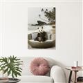Picture of Panda Sitting on Sofa _GroupedProduct_Rectangle_Portrait_Unframed_Print_Only_