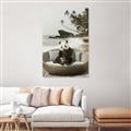 Picture of Panda Sitting on Sofa _GroupedProduct_Rectangle_Portrait_Unframed_Print_Only_