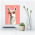 Picture of Llamarama  with glass _GroupedProduct_Rectangle_Portrait_Unframed_Print_Only_