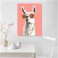Picture of Llamarama  with glass _GroupedProduct_Rectangle_Portrait_Unframed_Print_Only_
