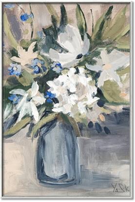 Picture of Bouquet in Blue Vase