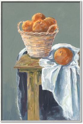 Picture of Basket of Oranges