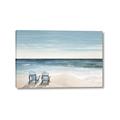 Picture of Two  Adirondack Chairs on the Beach _GroupedProduct_Rectangle_Landscape_Canvas_