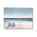 Picture of Two  Adirondack Chairs on the Beach _GroupedProduct_Rectangle_Landscape_Canvas_