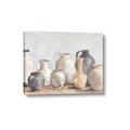 Picture of Vases on wooden table _GroupedProduct_Rectangle_Landscape_Canvas_