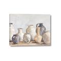 Picture of Vases on wooden table _GroupedProduct_Rectangle_Landscape_Canvas_