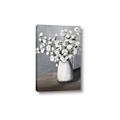 Picture of White flower in vase _GroupedProduct_Rectangle_Portrait_Canvas_