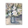 Picture of Bouquet in Blue Vase _GroupedProduct_Rectangle_Portrait_Canvas_
