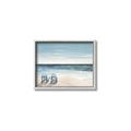 Picture of Two  Adirondack Chairs on the Beach _GroupedProduct_Rectangle_Landscape_Canvas_Framed_